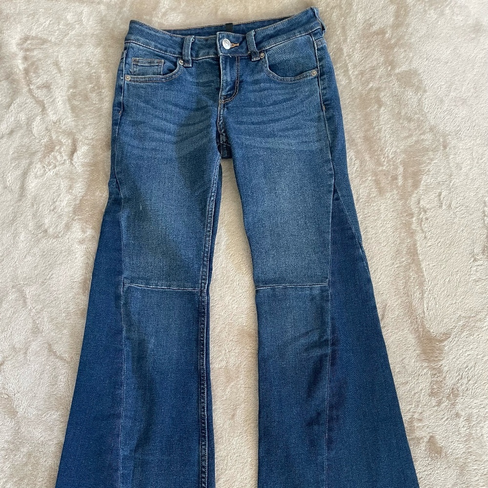 Divided H&M Jeans.  Flare bottom, size 2